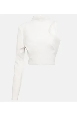 Monot Mônot Top aus Crêpe mit Cut-outs