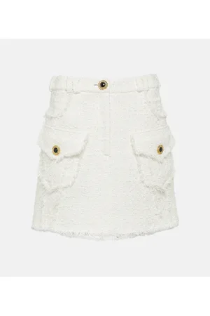 Balmain Minirock aus Tweed