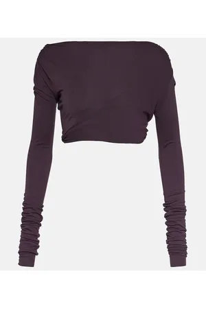 Rick Owens Lilies Cropped-Top aus Jersey