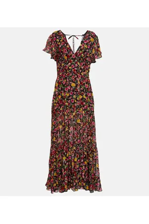 RIXO London Maxikleid Delicia aus Georgette