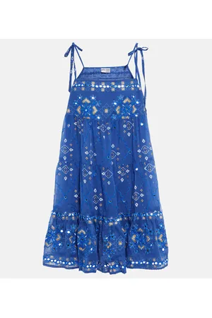 Juliet Dunn Bedrucktes Minikleid aus Baumwolle