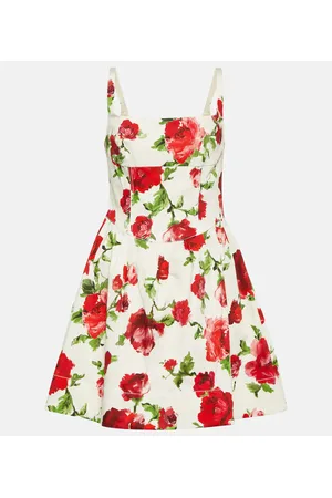 Carolina Herrera Minikleid aus einem Baumwollgemisch