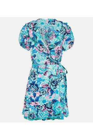 POUPETTE ST BARTH Bedrucktes Minikleid Aude