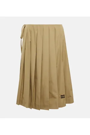 Miu Miu Midirock aus Baumwolle