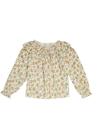 The New Society Bluse Indiana Olivia aus Musselin