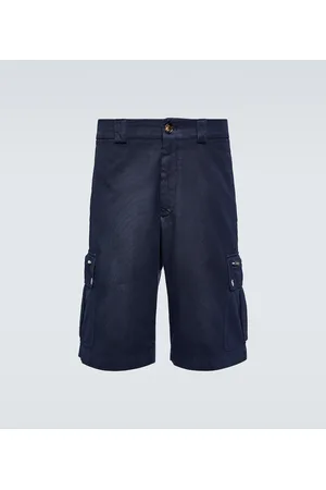 Brunello Cucinelli Cargo-Shorts aus Baumwoll-Gabardine