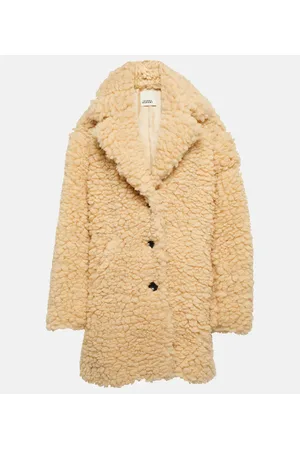 Isabel Marant Mantel Sabrinega aus Faux Shearling