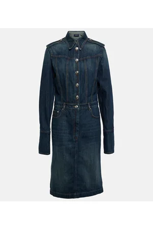 Sportmax Midikleid aus Denim