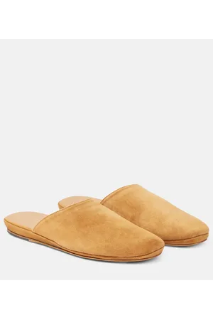 The Row Slippers Franco aus Veloursleder