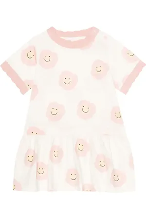 Stella McCartney Baby Bedrucktes Kleid aus Baumwolle