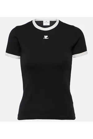Courrèges Courrèges T-Shirt aus Baumwoll-Jersey
