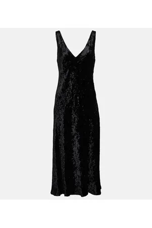 Vince Slipdress aus Samt