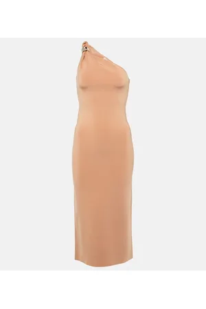 GALVAN One-Shoulder-Midikleid