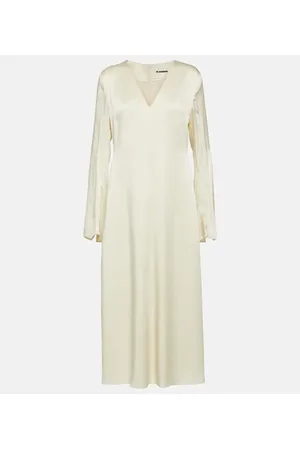 Jil Sander Midikleid aus Satin