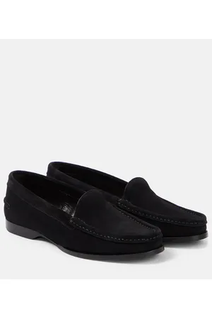 The Row Loafers Ruth aus Veloursleder