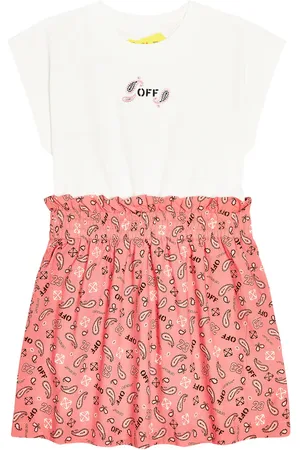 OFF-WHITE Kleid Bandana aus Baumwolle