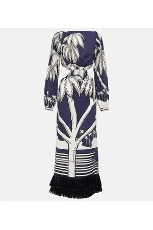 JOHANNA ORTIZ Bedrucktes Maxikleid aus Baumwolle