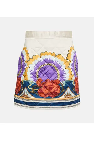 La DoubleJ Bedruckter Minirock Edie aus Twill