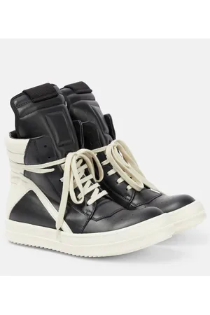 Rick Owens Sneakers Geobasket aus Leder