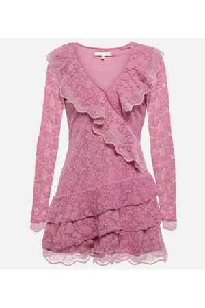 LOVESHACKFANCY Minikleid Athala aus Spitze