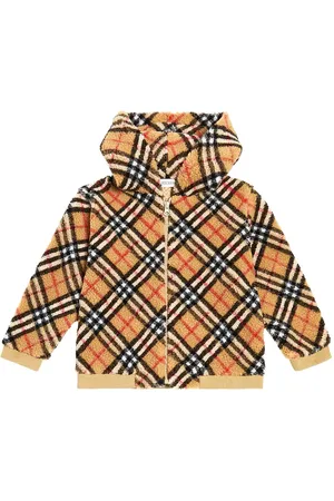 Burberry Kapuzenjacke Burberry Check aus Fleece