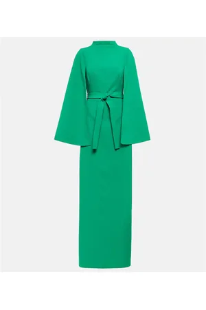 Safiyaa Maxikleid aus Crêpe