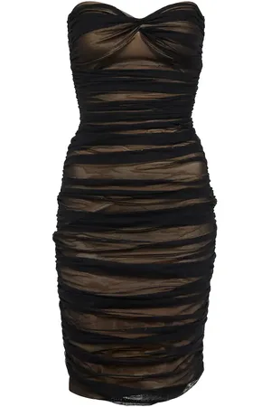 Norma Kamali Minikleid Walter aus Mesh