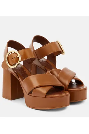 See by Chloé See By Chloé Plateausandalen Lyna aus Leder
