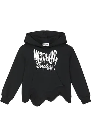 Moschino Bedruckter Hoodie aus Baumwoll-Jersey