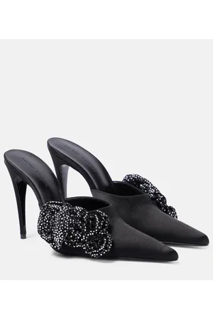 MAGDA BUTRYM Verzierte Mules aus Satin