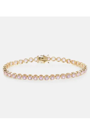 Mateo Armband aus 14kt Gelbgold mit Saphiren