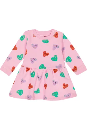 Stella McCartney Baby Bedrucktes Kleid aus Baumwolle