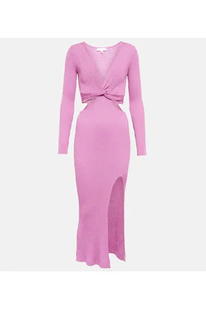 LOVESHACKFANCY Kleid Bernette Lurex® mit Cut-outs