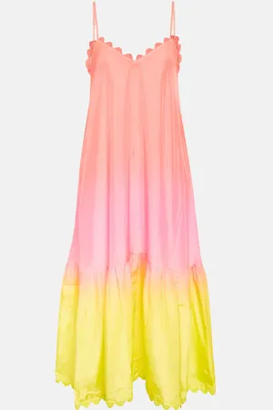 Juliet Dunn Bedrucktes Midikleid aus Seide