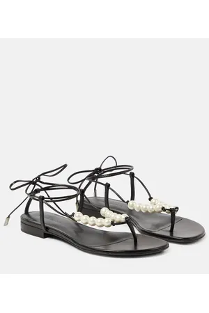 MAGDA BUTRYM Verzierte Sandalen aus Leder