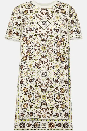 Tory Burch Minikleid aus Seide und Baumwolle