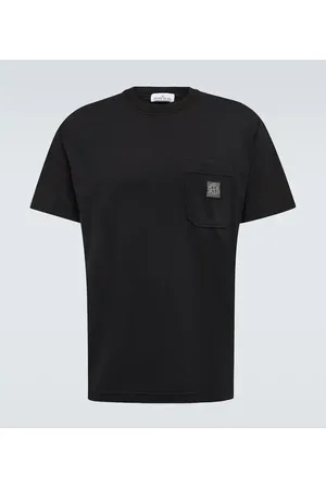 Stone Island T-Shirt Compass aus Baumwoll-Jersey