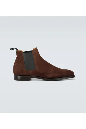 JOHN LOBB Chelsea Boots Lawry aus Veloursleder