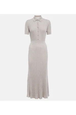 GABRIELA HEARST Polokleid Amor aus Seide und Kaschmir