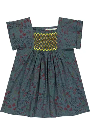 BONPOINT Baby Bedrucktes Kleid Pais aus Baumwolle