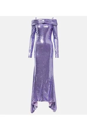 The Attico Robe Fanny mit Pailletten