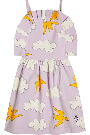 The Animals Observatory Bedrucktes Kleid Dragonfly aus Baumwolle