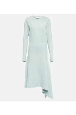 Jil Sander Midikleid aus Wolle