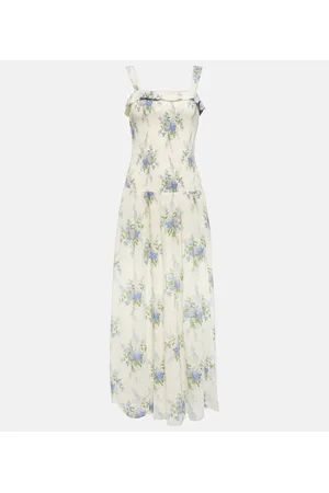 LOVESHACKFANCY Maxikleid Bello aus Baumwolle