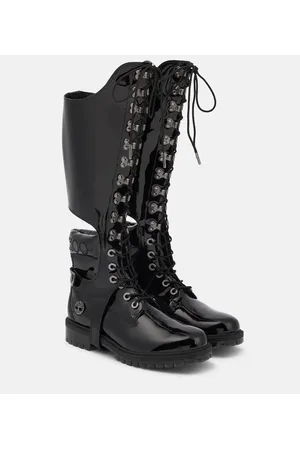 Jimmy Choo X Timberland Schnürstiefel aus Lackleder