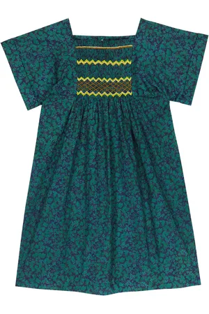 BONPOINT Bedrucktes Kleid aus Baumwolle
