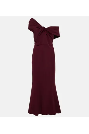 Roland Mouret Asymmetrisches Midikleid aus Cady