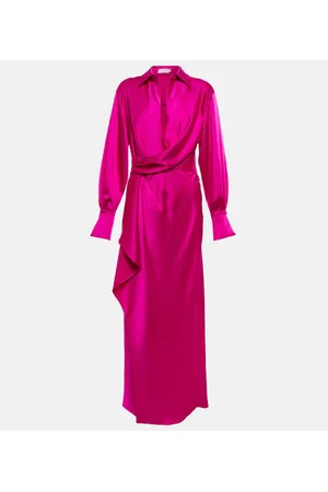 Simkhai Midikleid Talita aus Satin