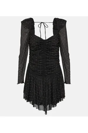 ROTATE Verziertes Minikleid aus Tüll