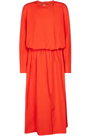 Marni Midikleid aus Baumwollpopeline